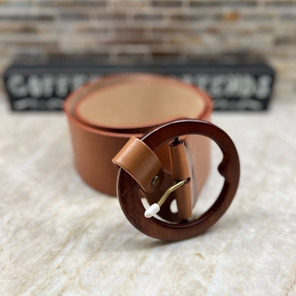 Polo Ralph Lauren Lennox Wood-Buckle Belt main image 9